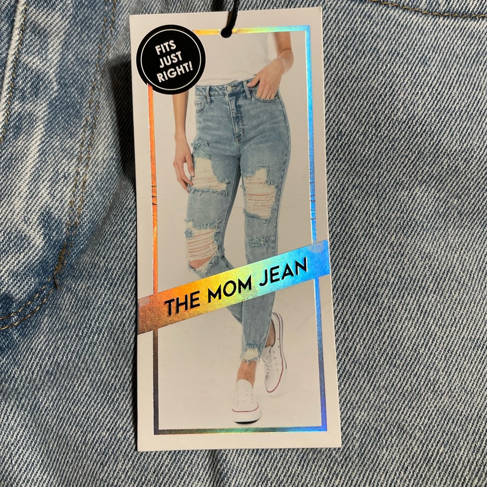 Jeans. The Mom Jean